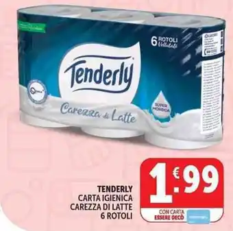 Deco Supermercati Tenderly Carta Igienica Carezza di Latte offerta