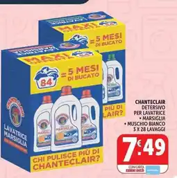 Deco Supermercati Chanteclair Detersivo per lavatrice Marsiglia offerta
