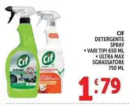 Deco Supermercati Cif Detergente Spray offerta