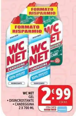 Deco Supermercati WC NET CANDEGGINA GEL offerta