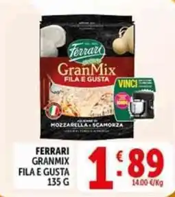 Deco Supermercati Ferrari GranMix Fila e Gusta offerta