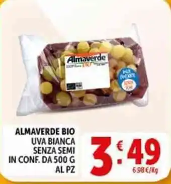 Deco Supermercati Almaverde Bio Uva Bianca Senza Semi offerta