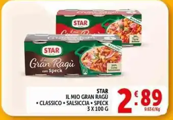 Deco Supermercati STAR IL MIO GRAN RAGÙ offerta