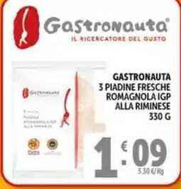 Deco Supermercati Gastronauta 3 Piadine Fresche Romagnola IGP alla Riminese offerta