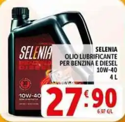 Deco Supermercati Selenia Olio Lubrificante Per Benzina E Diesel offerta