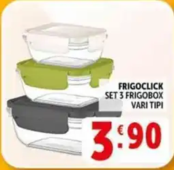 Deco Supermercati FRIGOCLICK SET 3 FRIGOBOX VARI TIPI offerta