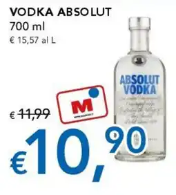 Migross Supermercati e Market VODKA ABSOLUT offerta