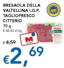 Migross Supermercati e Market Bresaola della Valtellina I.G.P. Tagliofresco Citterio offerta