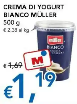 Migross Supermercati e Market Crema di yogurt bianco Müller offerta