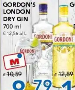 Migross Supermercati e Market GORDON'S LONDON DRY GIN offerta
