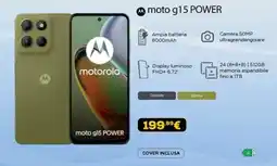 Euronics moto g15 POWER offerta