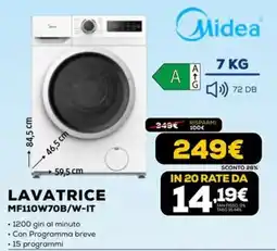 Euronics LAVATRICE Midea offerta