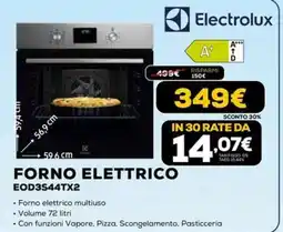 Euronics Electrolux FORNO ELETTRICO offerta