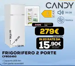 Euronics CANDY FRIGORIFERO 2 PORTE offerta