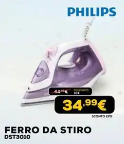 Euronics PHILIPS FERRO DA STIRO DST3010 offerta