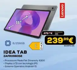 Euronics Lenovo IDEA TAB offerta