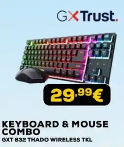 Euronics GXT 832 THADO WIRELESS TKL offerta