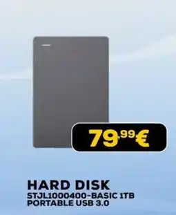 Euronics HARD DISK offerta