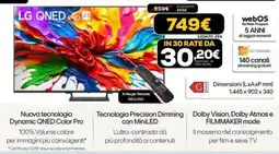 Euronics LG QNED evo AI offerta