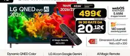 Euronics LG QNED evo AI offerta