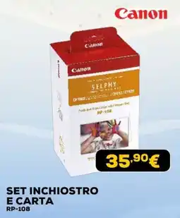 Euronics Canon SELPHY offerta
