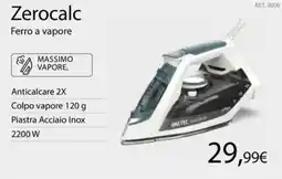 Euronics Zerocalc Ferro a vapore offerta