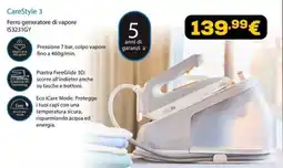 Euronics CareStyle 3 Ferro generatore di vapore offerta
