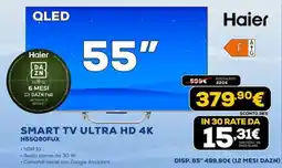 Euronics Haier SMART TV ULTRA HD 4K offerta