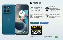 Euronics moto g57 offerta