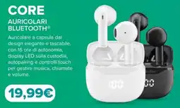 Euronics CORE AURICOLARI BLUETOOTH® offerta