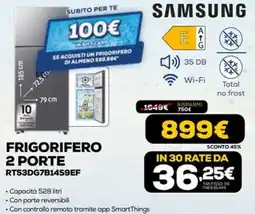 Euronics SAMSUNG FRIGORIFERO 2 PORTE offerta
