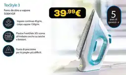 Euronics TexStyle 3 Ferro da stiro a vapore SI3041GR offerta