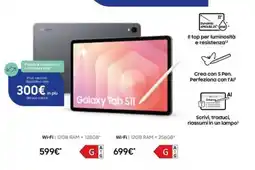 Euronics Samsung Galaxy Tab S11 offerta