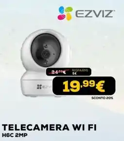 Euronics EZVIZ TELECAMERA WI FI H6C 2MP offerta