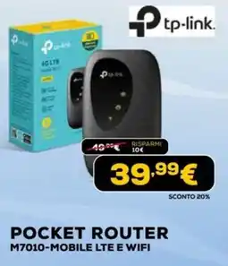 Euronics tp-link POCKET ROUTER offerta