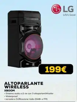 Euronics LG ALTOPARLANTE WIRELESS XBOOM offerta
