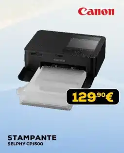 Euronics Canon STAMPANTE SELPHY CP1500 offerta