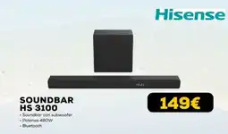 Euronics Hisense SOUNDBAR HS 3100 offerta