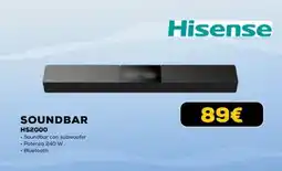 Euronics Hisense SOUNDBAR HS2000 offerta