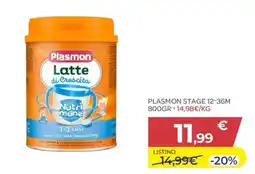 Bimbo Store Plasmon Latte di Crescita offerta
