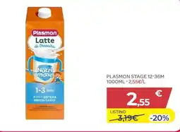 Bimbo Store Plasmon Latte di Crescita offerta