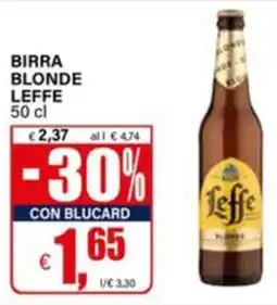 Il Gigante Birra blonde Leffe offerta