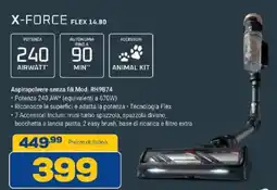 Euronics Bruno Rowenta x-force flex 14.80 offerta