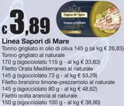 Sì con te Linea Sapori di Mare offerta