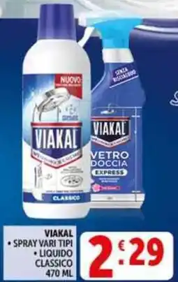 Deco Supermercati Viakal spray, liquido, classico offerta