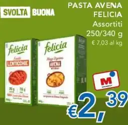 Migross Supermercati e Market Pasta avena felicia offerta