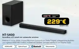 Euronics SONY HT-S400 offerta