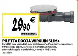 Tecnomat Piletta doccia wirquin slim+ offerta