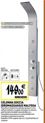 Tecnomat Colonna doccia idromassaggio nalyssa offerta