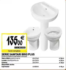Tecnomat Serie sanitari brio plus offerta